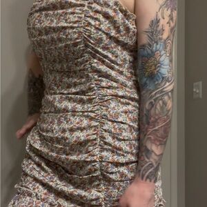 The Vintage Shop Multicolor Floral Mini Dress